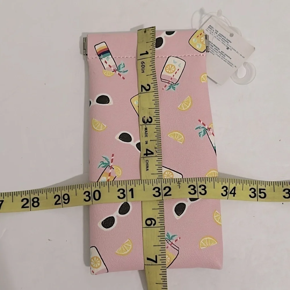 ON Eyeglass Squeeze Top sunglasses Pouch lemonade and Sunglass print 🍋New🍋